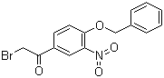 3'-硝基-4'-苄氧基-2-溴苯乙酮分子结构 (CAS 43229-01-2)