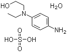 structure of CAS# 4327-84-8, N-Ethyl-N-(2-hydroxyethyl)-1,4-phenylenediamine sulfate