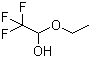 1-乙氧基-2,2,2-三氟乙醇分子结构 (CAS 433-27-2)