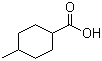 structure of CAS# 4331-54-8, 4-Methylcyclohexanecarboxylic acid