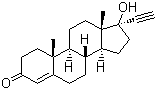 structure of CAS# 434-03-7, 炔孕酮