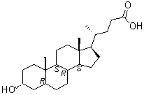 structure of CAS# 434-13-9, 石胆酸