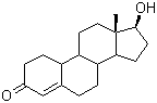structure of CAS# 434-22-0, Nandrolone