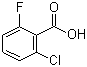 structure of CAS# 434-75-3, 2-Chloro-6-fluorobenzoic acid