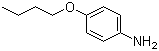 4-丁氧基苯胺分子结构 (CAS 4344-55-2)