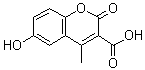 CAS # 435297-35-1, 6-Hydroxy-4-methylcoumarin-3-carboxylic acid, 6-Hydroxy-4-methyl-2-oxo-2H-1-benzopyran-3-carboxylic acid