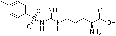 structure of CAS# 4353-32-6, N'-p-Tosyl-L-arginine