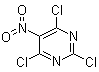 2,4,6-三氯-5-硝基嘧啶分子结构 (CAS 4359-87-9)