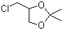 structure of CAS# 4362-40-7, 4-氯甲基-2,2-二甲基-1,3-二氧戊环