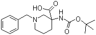 CAS # 436867-72-0, 1-Benzyl-3-Boc-aminopiperidine-3-carboxylic acid, 1-Benzyl-3-tert-butoxycarbonylaminopiperidine-3-carboxylic acid