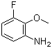 3-氟-2-甲氧基苯胺分子结构 (CAS 437-83-2)