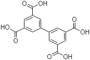 structure of CAS# 4371-28-2, 3,3',5,5'-联苯四甲酸