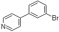 4-(3-Bromophenyl)pyridine molecular structure (CAS 4373-72-2)