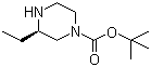 structure of CAS# 438050-08-9, (R)-1-叔丁氧羰基-3-乙基哌嗪