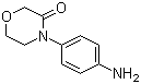 4-(4-氨基苯基)吗啉-3-酮分子结构 (CAS 438056-69-0)
