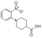 structure of CAS# 438192-02-0, 1-(2-硝基苯基)哌啶-4-羧酸
