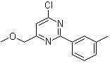 4-Chloro-6-(methoxymethyl)-2-(3-methylphenyl)pyrimidine molecular structure (CAS 438249-83-3)
