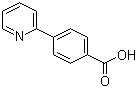 4-(2'-吡啶基)苯甲酸分子结构 (CAS 4385-62-0)