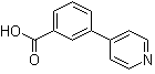 structure of CAS# 4385-78-8, 3-(Pyridin-4-yl)benzoic acid