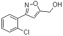 structure of CAS# 438565-33-4, 3-(2-Chlorophenyl)-5-isoxazolemethanol