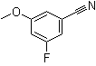 3-氟-5-甲氧基苯甲腈分子结构 (CAS 439280-18-9)