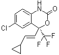 structure of CAS# 440124-96-9, (4S)-6-氯-4-[(1E)-2-环丙基乙烯基]-1,4-二氢-4-(三氟甲基)-2H-3,1-苯并恶嗪-2-酮