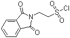 structure of CAS# 4403-36-5, 2-Phthalimidoethanesulfonyl chloride