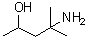 2-Amino-4-hydroxy-2-methylpentane molecular structure (CAS 4404-98-2)