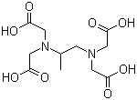 structure of CAS# 4408-81-5, 1,2-丙二胺-N,N,N',N'-四乙酸
