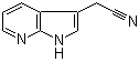 structure of CAS# 4414-87-3, 3-(Cyanomethyl)pyrrolo[2,3-b]pyridine