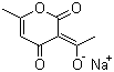 脱氢醋酸钠分子结构 (CAS 4418-26-2)