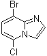 structure of CAS# 442127-52-8, 8-溴-5-氯咪唑并[1,2-a]吡啶