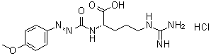 CAS # 442158-31-8, N2-[[(4-Methoxyphenyl)azo]carbonyl]-L-arginine monohydrochloride