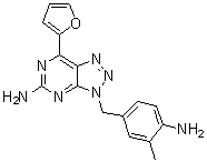 structure of CAS# 442908-10-3, Vipadenant