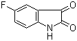 5-氟靛红分子结构 (CAS 443-69-6)