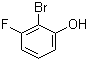 2-溴-3-氟苯酚分子结构 (CAS 443-81-2)