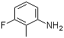 structure of CAS# 443-86-7, 3-Fluoro-2-methylaniline
