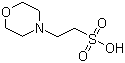 2-吗啉乙磺酸分子结构 (CAS 4432-31-9)