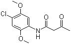 乙酰乙酰-4-氯-2,5-二甲氧基苯胺分子结构 (CAS 4433-79-8)