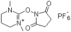 structure of CAS# 443305-33-7, O-Succinimidyl-1,3-dimethylpropyleneuronium hexafluorophosphate