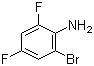 structure of CAS# 444-14-4, 2-Bromo-4,6-difluoroaniline
