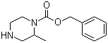 structure of CAS# 444666-46-0, 1-N-Cbz-2-Methylpiperazine