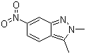 structure of CAS# 444731-73-1, 2,3-Dimethyl-6-nitro-2H-indazole