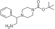 4-(2-Amino-1-phenylethyl)piperazine-1-carboxylic acid tert-butyl ester molecular structure (CAS 444892-54-0)