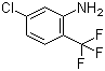 2-氨基-4-氯三氟甲苯分子结构 (CAS 445-14-7)