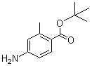 1,1-Dimethylethyl 4-amino-2-methylbenzoate molecular structure (CAS 445003-39-4)