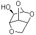 structure of CAS# 4451-30-3, 1,4:3,6-Dianhydro-alpha-D-glucopyranose