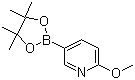 2-甲氧基-5-吡啶硼酸频哪醇酯分子结构 (CAS 445264-61-9)