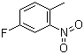 structure of CAS# 446-10-6, 4-Fluoro-2-nitrotoluene