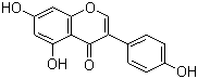 Genistein molecular structure (CAS 446-72-0)
